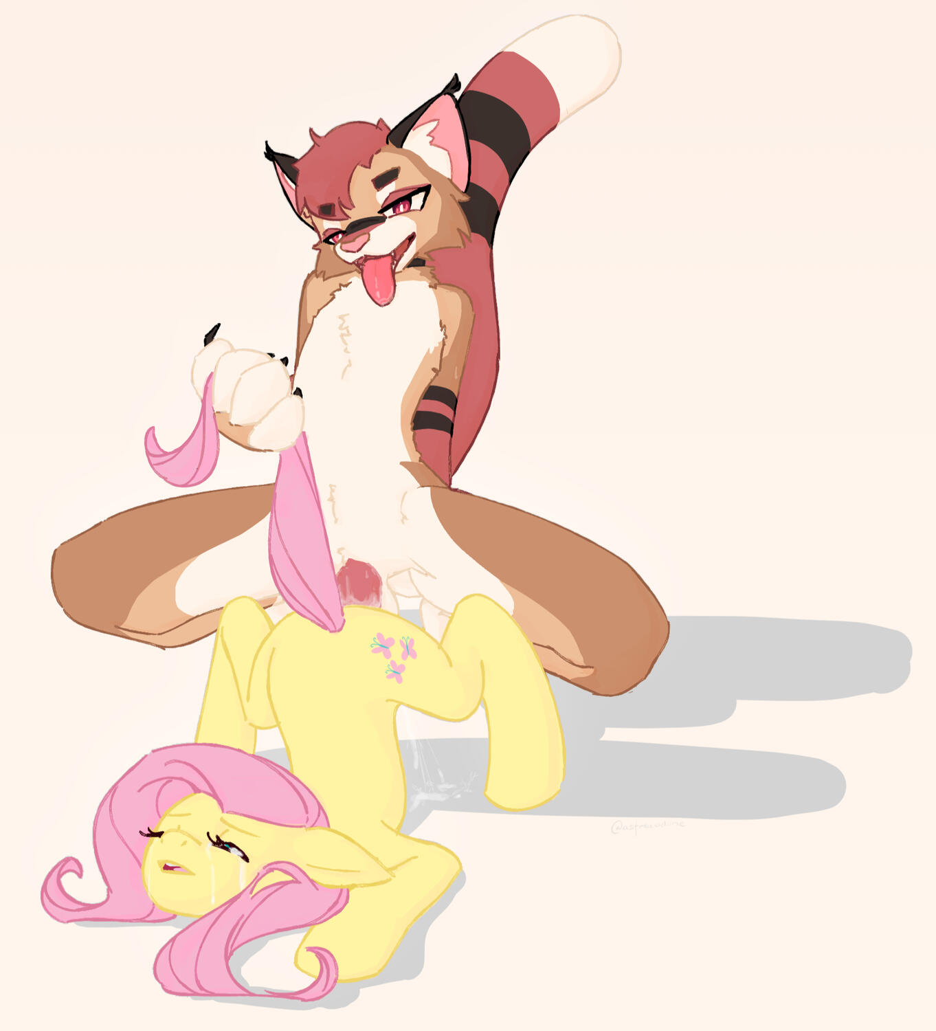 Fluttershy x Anthro OC