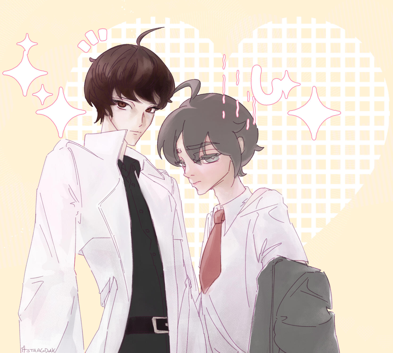 2 Half Body, Flat Colour