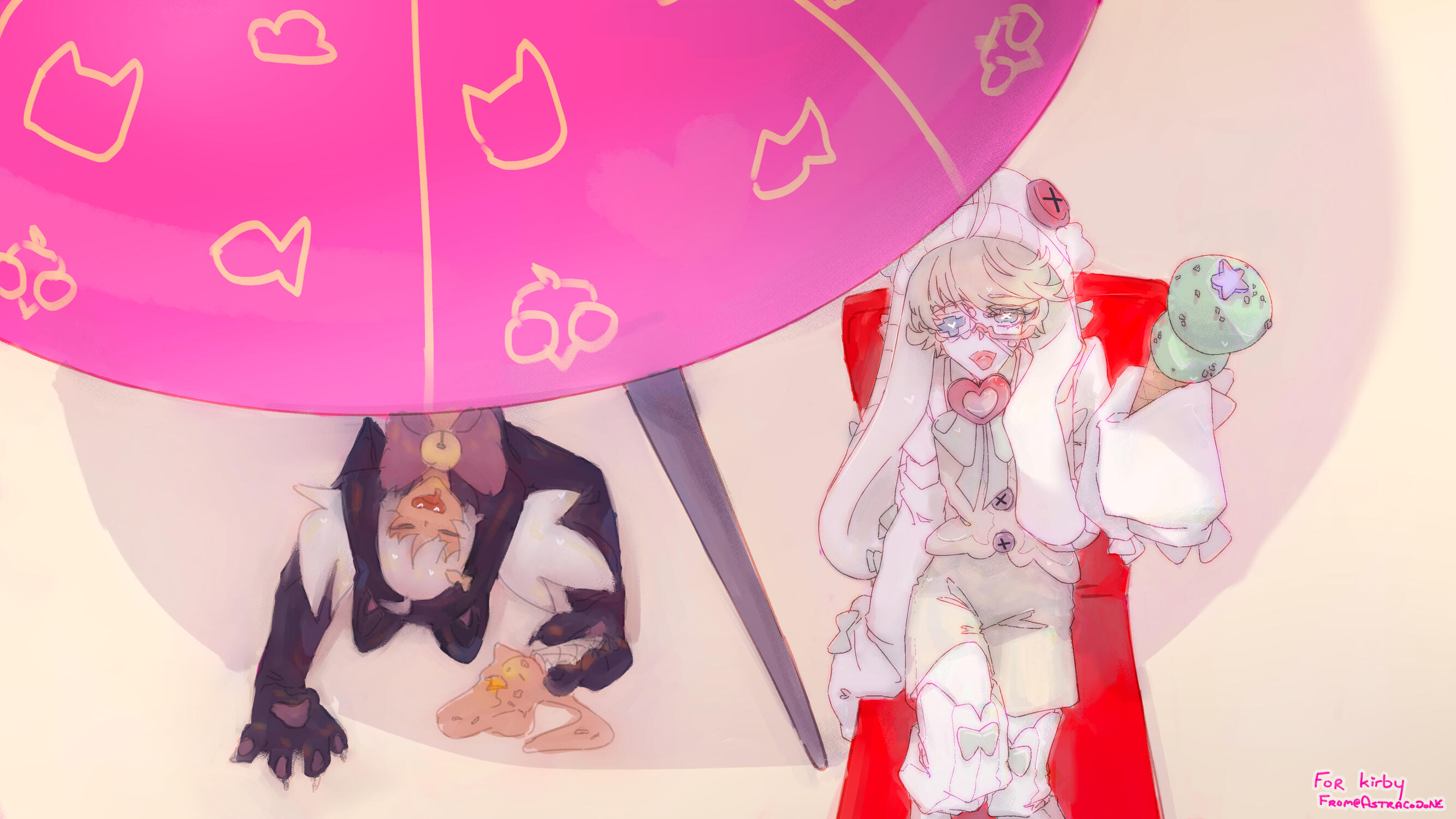 1 Bust-Up + 1 Full Body, Rendered