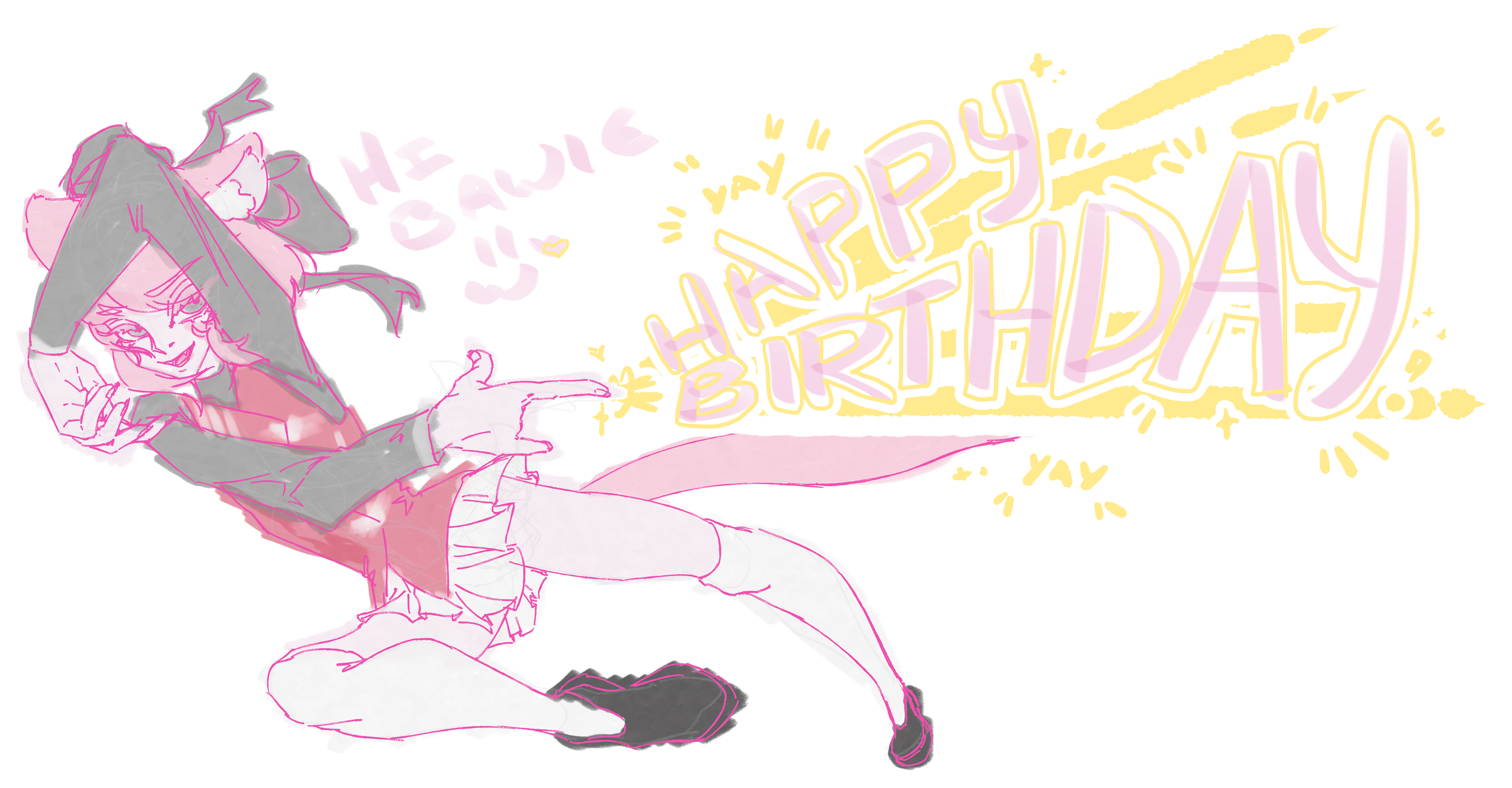 Full Body, Flat Colour